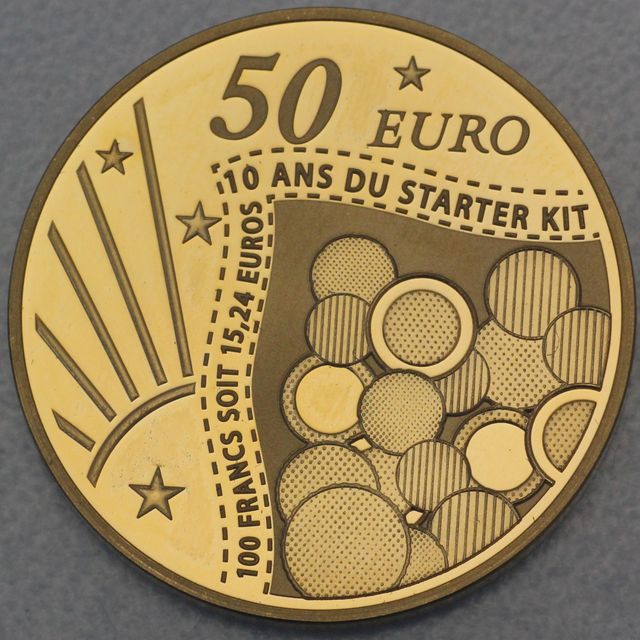 Goldmünze 50 Euro Frankreich 2011- Starter Kit