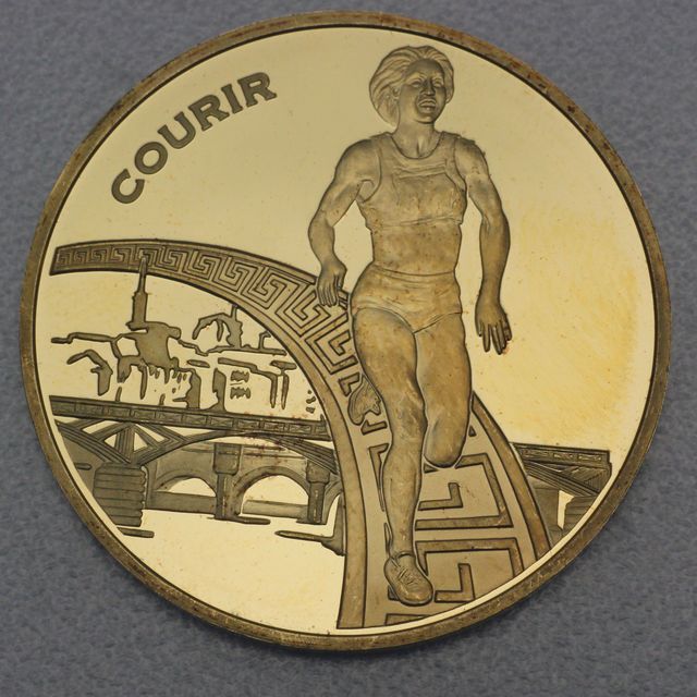 Goldmünze 20 Euro Frankreich 2003 - Courir