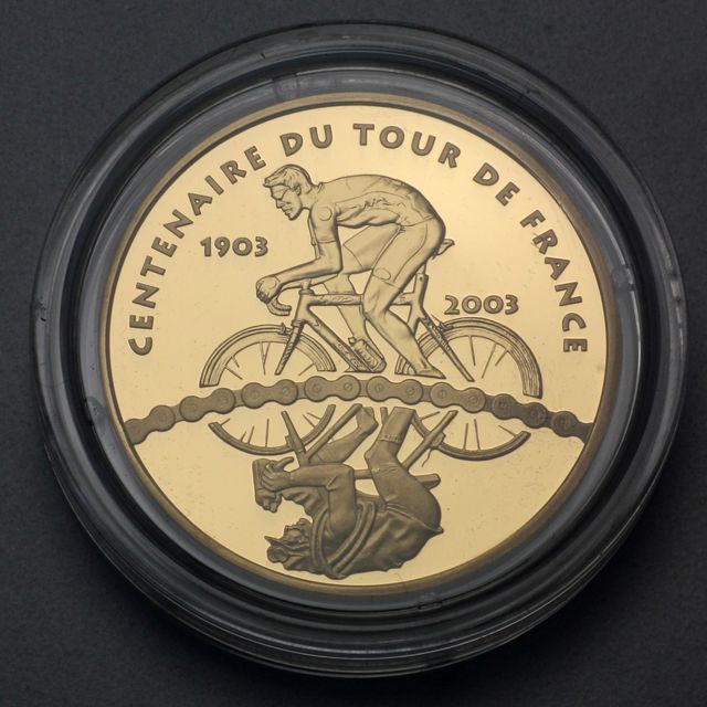 Goldmünze 20 Euro Frankreich 2003 - Tour de France