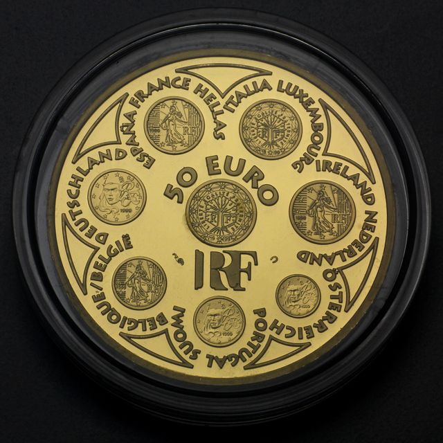 Goldmünze 50 Euro Frankreich 2002 - Europa