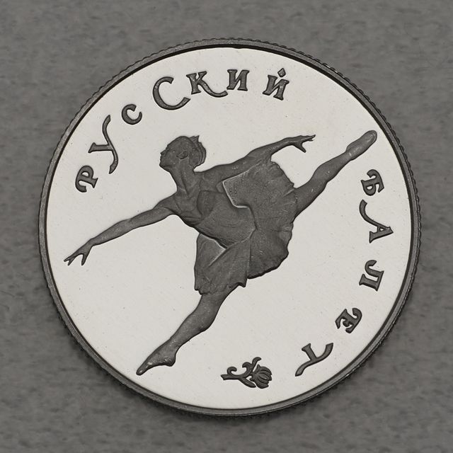 50 Rubel Platinmünze Russland 1993 Ballerina