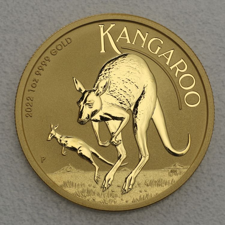 Australien Känguru Goldmünze 2022