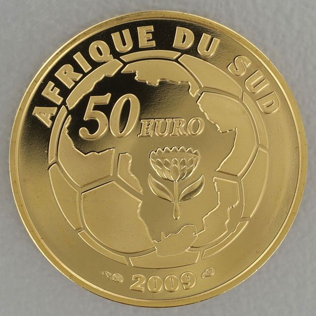 Goldmünze 50 Euro Frankreich 2009 - Fifa