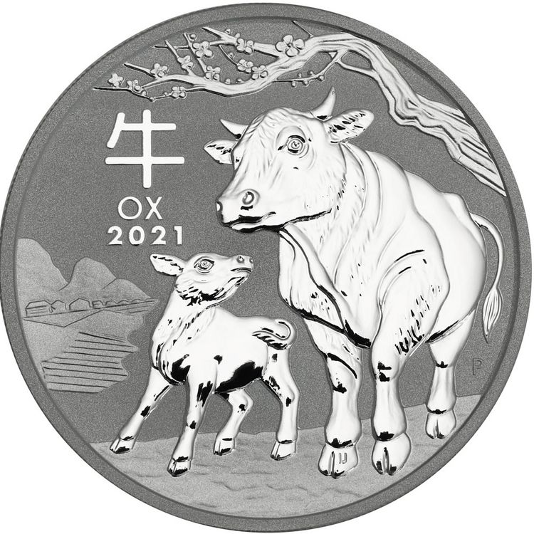 Lunar III Silbermünzen