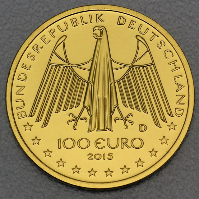 100 Euro Goldmünze BRD 2015
