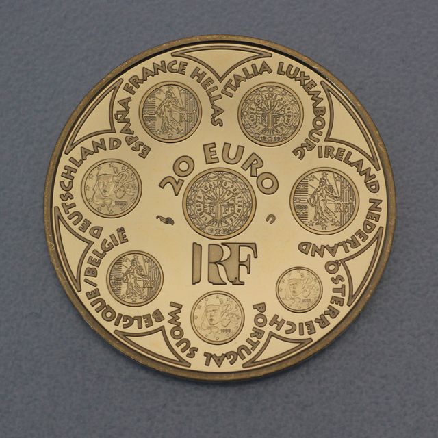 Goldmünze 20 Euro Frankreich 2002 - Europa