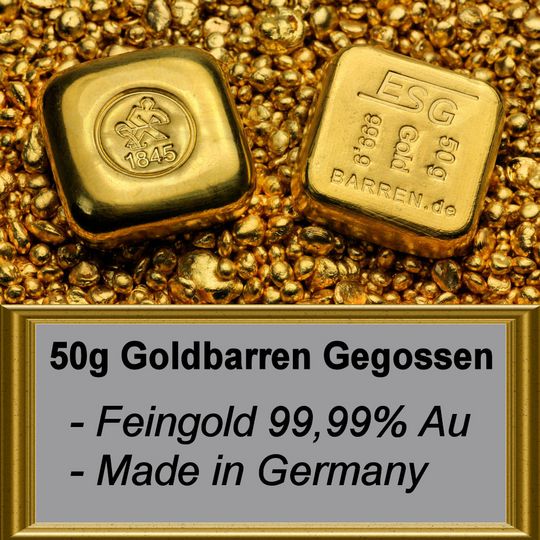 50g Goldbarren Heimerle+Meule