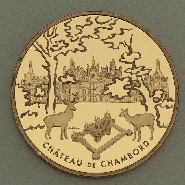 Goldmünze 20 Euro Frankreich 2003 - Chateau de Chambord