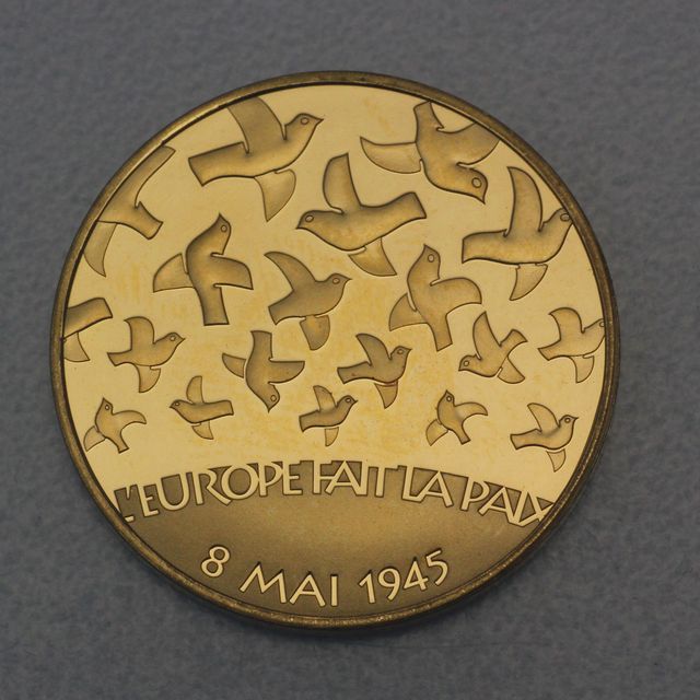 Goldmünze 10 Euro Frankreich 2005 - Erinnerung an Schlacht von Austerlitz