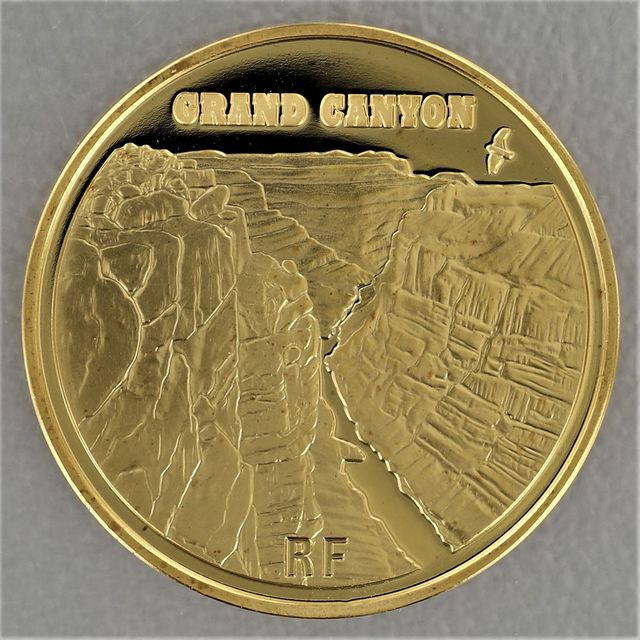 Goldmünze 10 Euro Frankreich 2008 - Grand Canyon