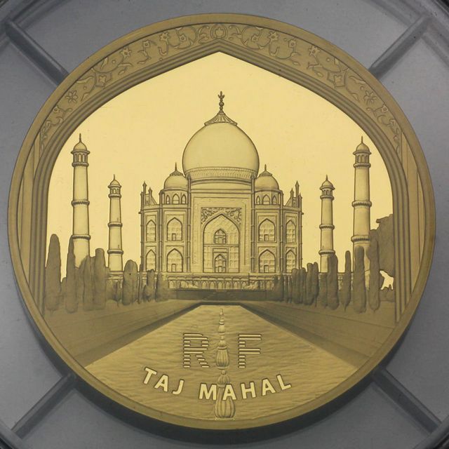 Goldmünze 500 Euro Frankreich 2010 - Taj Mahal