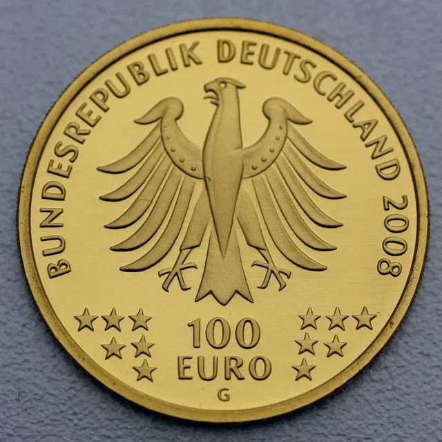 100 Euro Goldmünze BRD Goslar 2008