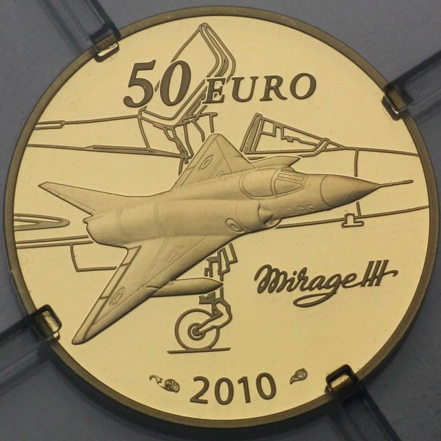 Goldmünze 50 Euro Frankreich 2010 - Marcel Dassault
