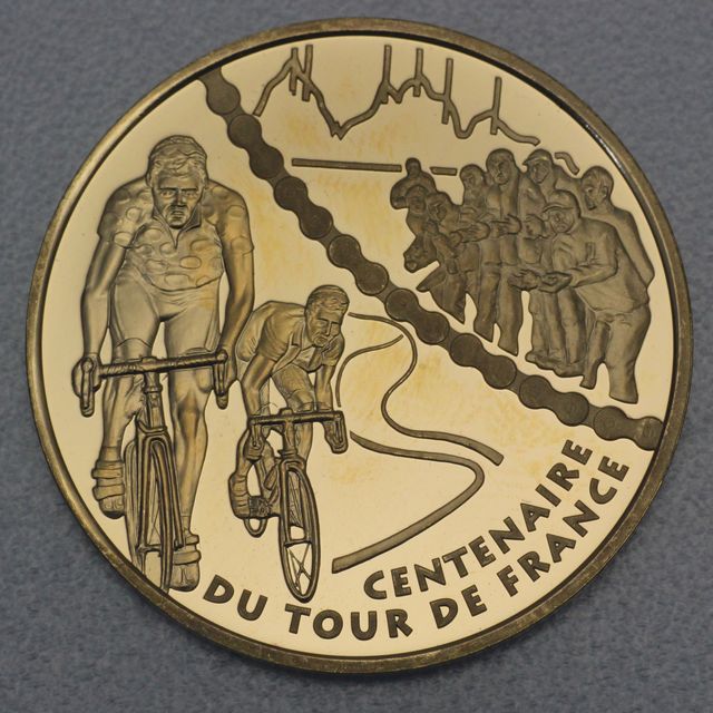 Goldmünze 20 Euro Frankreich 2003 - Tour de France
