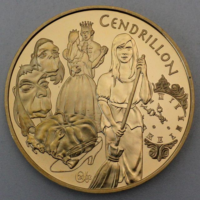 Goldmünze 20 Euro Frankreich 2002 - Cendrillon