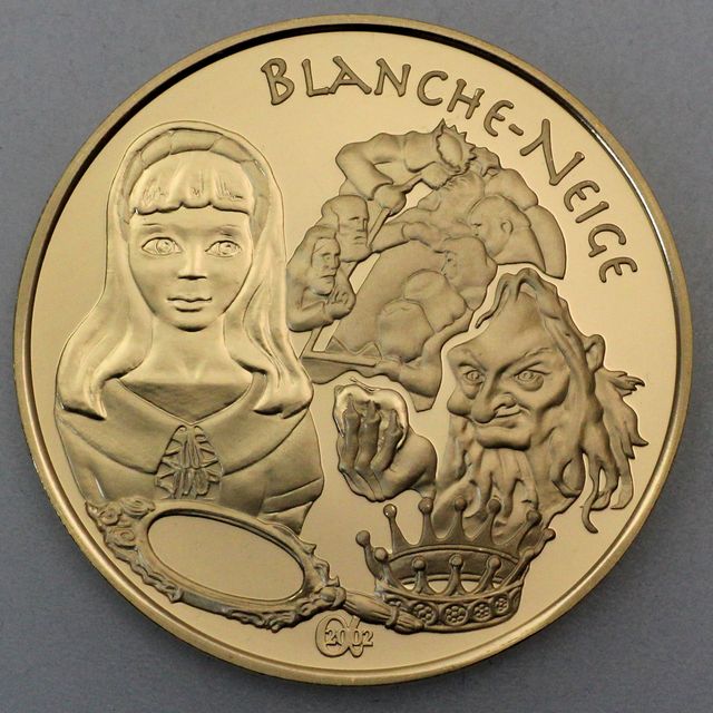 Goldmünze 20 Euro Frankreich 2002 - Blanche Neige