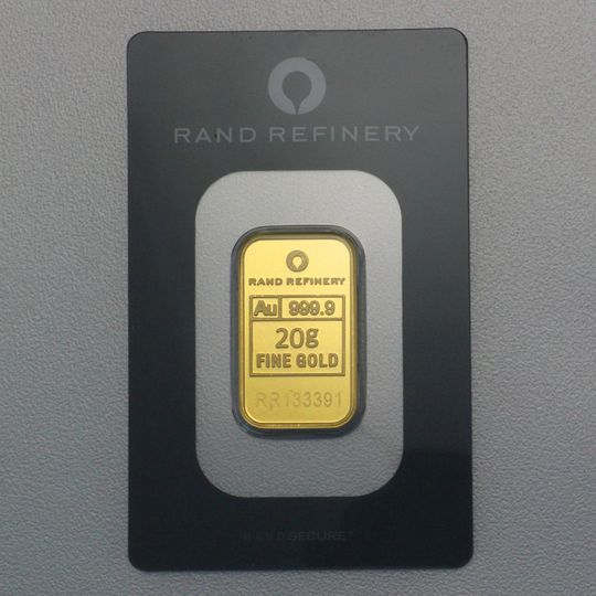 20g Rand Refinery Goldbarren