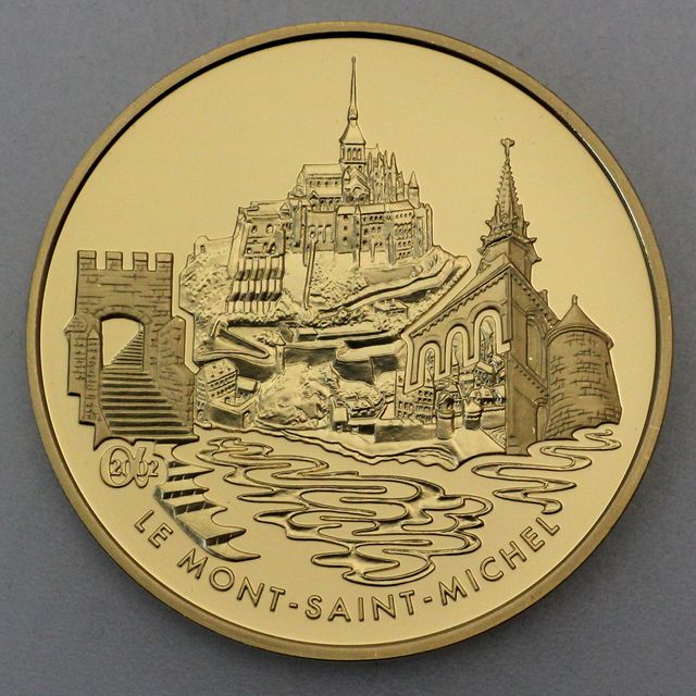 Goldmünze 20 Euro Frankreich 2002 - Mont Saint Michel