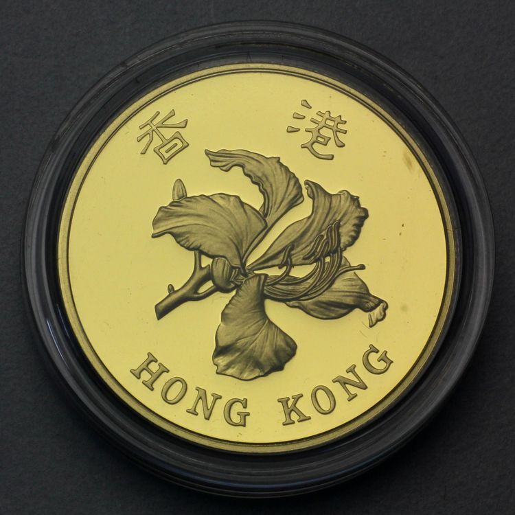 Hong Kong Goldmünze 1000 Dollars 1997 Return of Hong Kong to China