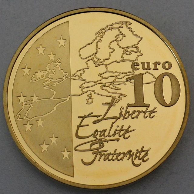 Goldmünze 10 Euro Frankreich 2003 - The seed sower