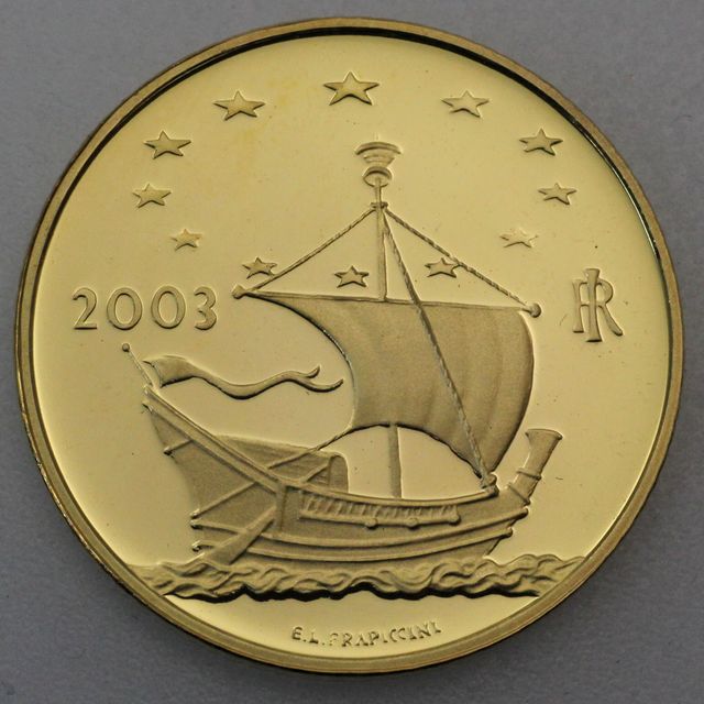 20 Euro Goldmünze 2003 Italien Marino Marini