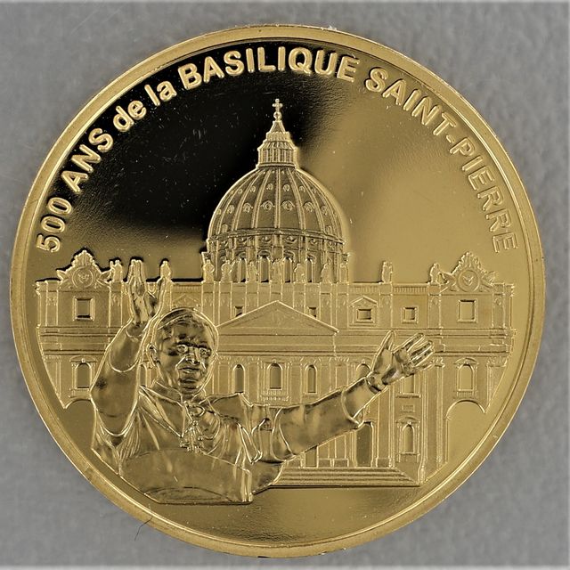 Goldmünze 10 Euro Frankreich 2006 - Petersdom