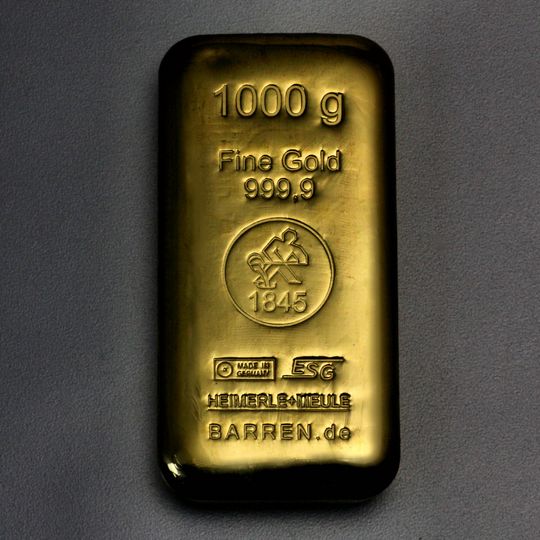 1000g Goldbarren H+M