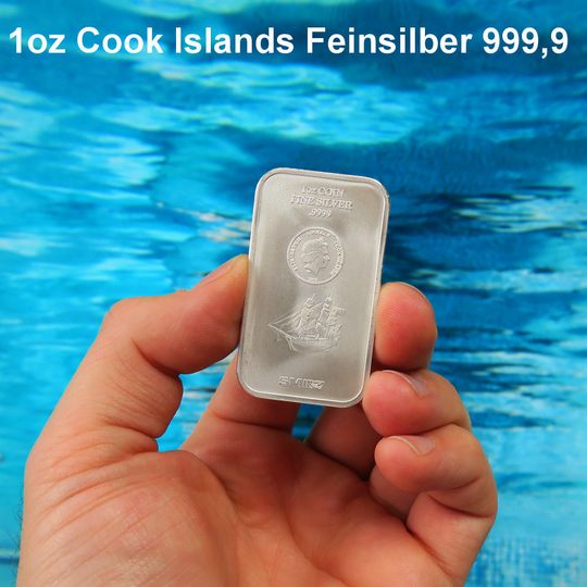 1oz Silber Münzbarren Cook Islands