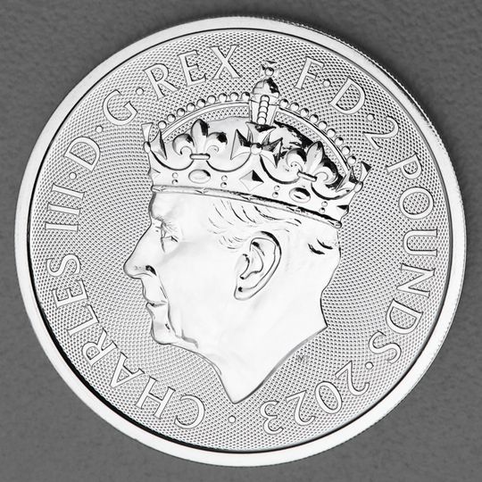 1oz Silbermünze Britannia 2024, Krönung King Charles III