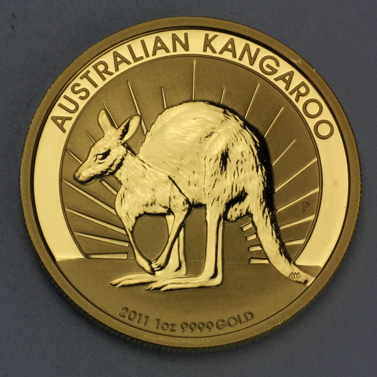 Australien Känguru Goldmünze 2011