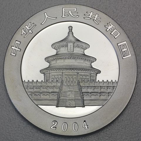1oz Silbermünze Panda, 2004