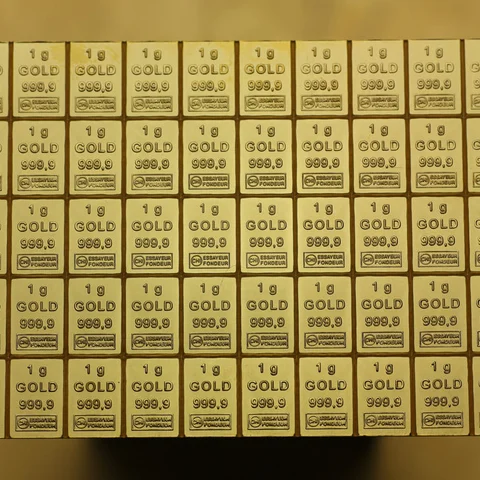 Gold Tafelbarren