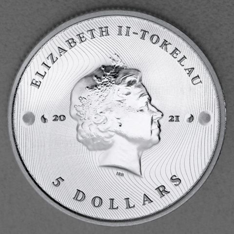 Silbermünze 1oz Tokelau Equilibrium 2021