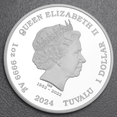 Silbermünze 1oz "Pierce Brosnan" 2024 koloriert