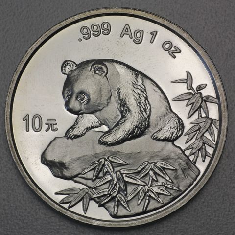 1oz Silbermünze Panda, 1999