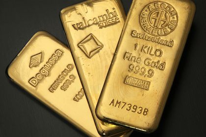 Goldbarren zu 1 Kilogramm von verschiedenen Herstellern