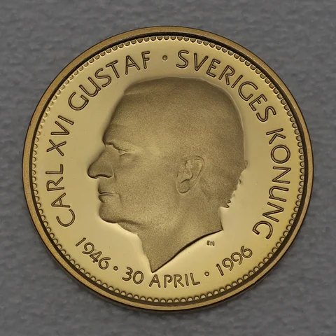 1000 Kronor 1996 Schweden - 50. Geburtstag Carl XVI. Gustaf
