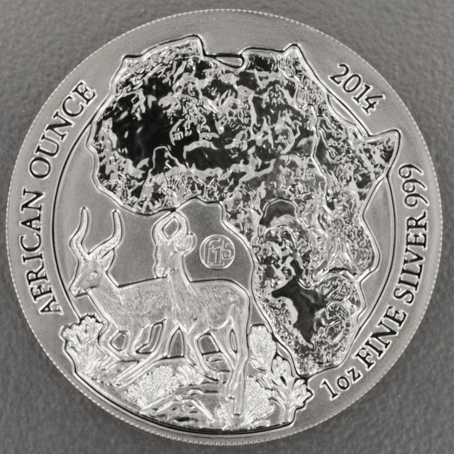 Silbermünze African Ounce 2014 - Antilope