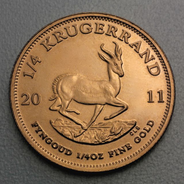 1/4 oz Krügerrand Goldmünze Motiv 2