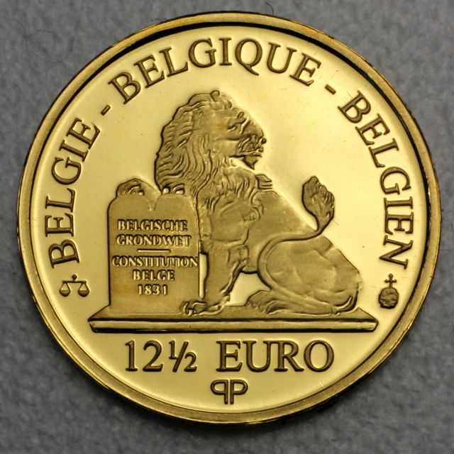 12,5 Euro Goldmünzen Belgien 2007