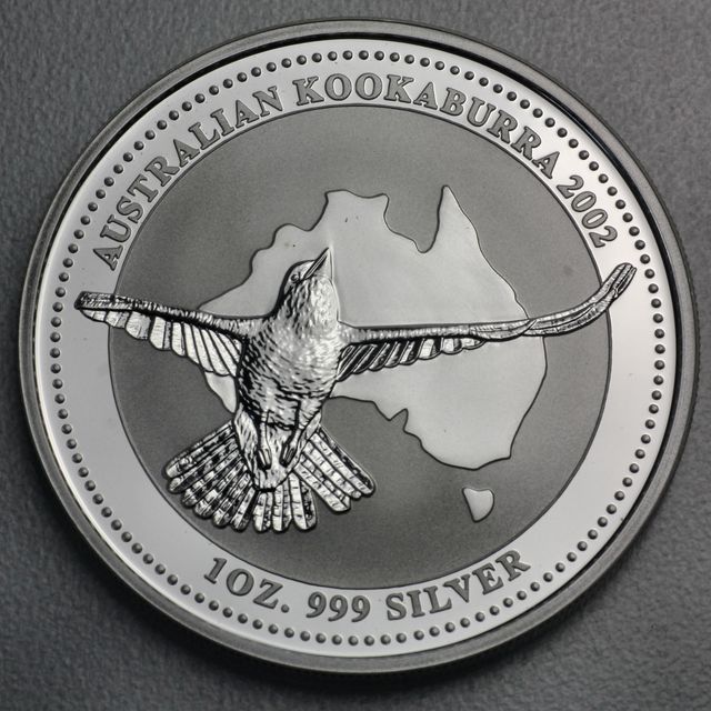 Kookaburra Silbermünze 2002