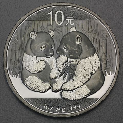 1oz Silbermünze Panda, 2009