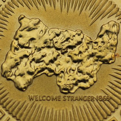 Australian Nugget, 1oz Goldmünze 1987, Welcome Stranger