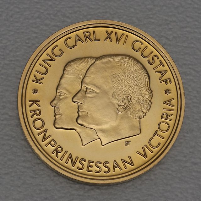 2000 Kronor 1999 Schweden - Carl XVI Gustaf &amp; Kronprinzessin Victoria