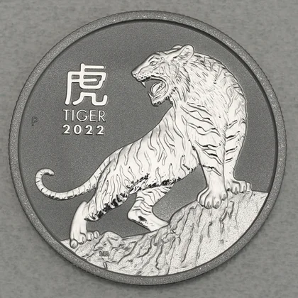 1oz Platinmünze Lunar III, 2022