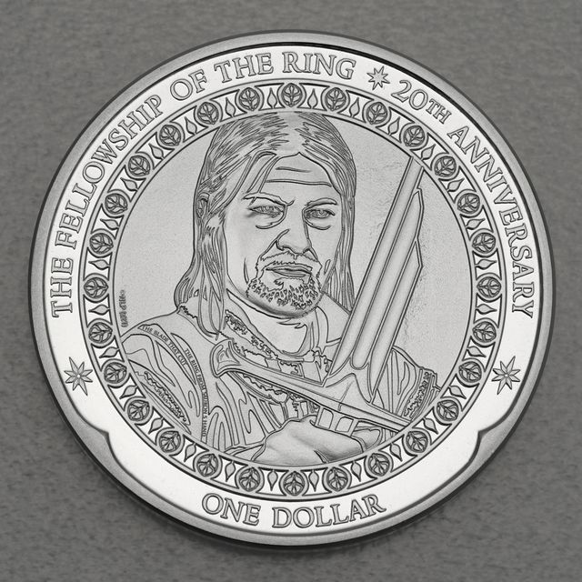 Silbermünze 1oz Niue - Herr der Ringe 2021 Boromir