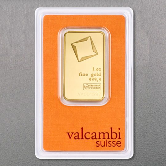 1oz Goldbarren Valcambi