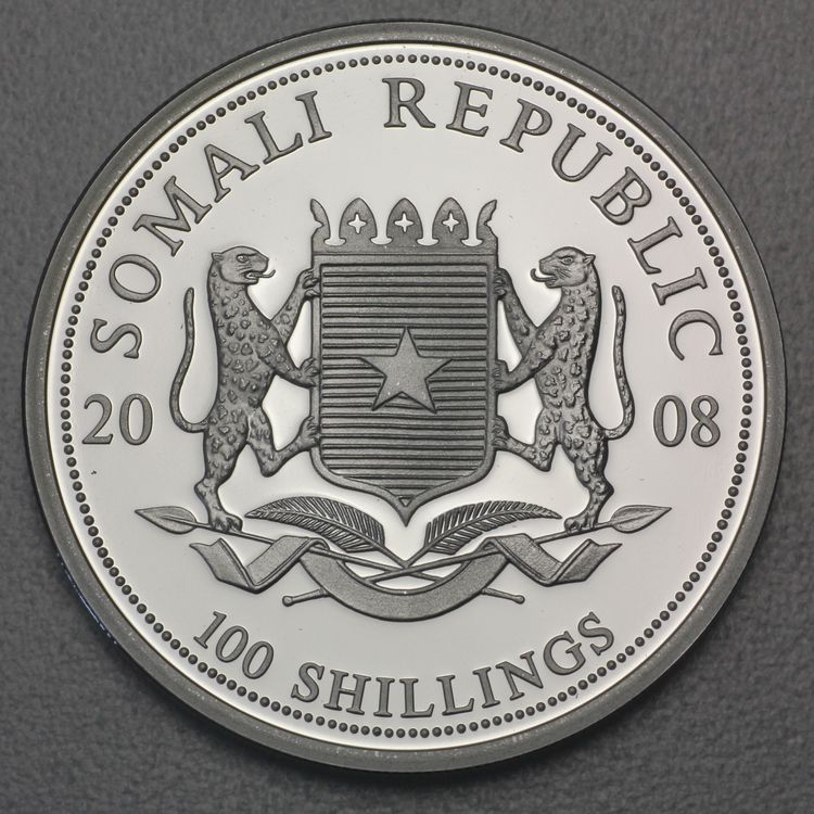 Somalia Republic 100 Shillings Silbermünze