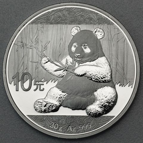1oz Silbermünze Panda, 2017