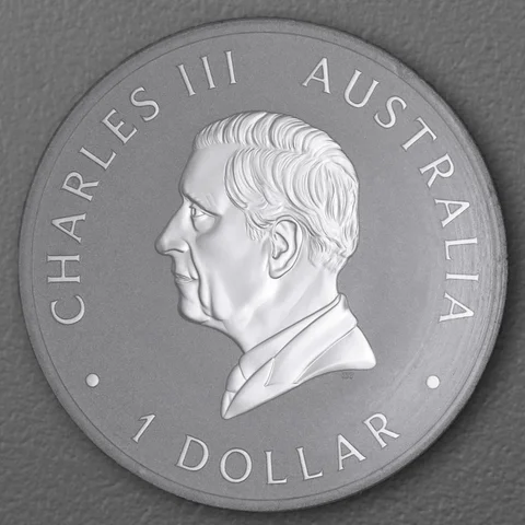 Silbermünze 1oz Australian Wedge-Tailed Eagle 2025 kolorierte Ausgabe in Coin Card